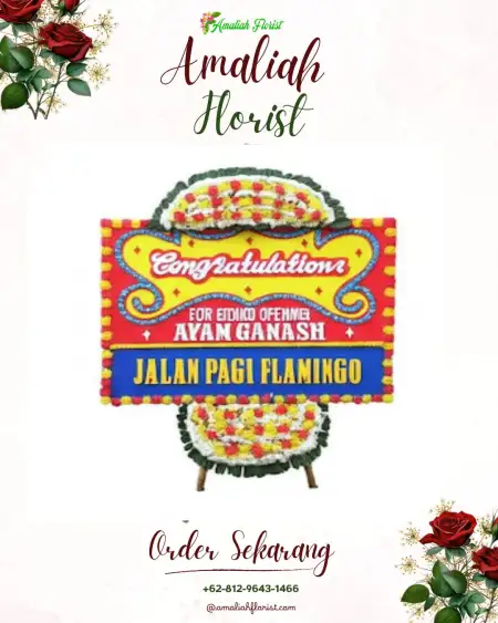 Sewa Papan Bunga Karang Kedawung